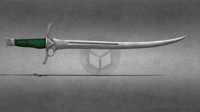 garza marcado la hoja descargar gratis 3d modelo jcasetta 45a48da espada inspirada en rueda de series tiempo - heron 3d print model - Mito3D