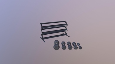 hex dumbbell set rack - buy royalty free 3d model 3dtreatment 7c0dc99 fitness equipment weight weights weightlifting crossfit dumbbell-rack bicep sport 3d print model - Mito3D