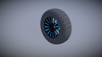 hexonic - 3d model sipanbareyan f73239d real tires design can used games animations future download visit my artstation store https wwwartstationcom marketplace p bmp6 future-tires-set 3d print model - Mito3D