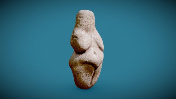 alto paleolítico Venus comprar realeza gratis 3d modelo dsv86 antiguo antropología paleontología 3d print model - Mito3D