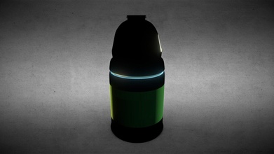 high-tech sci-fi bottle - download free 3d model poopdeckpercy 5a2cafb 3d print model - Mito3D