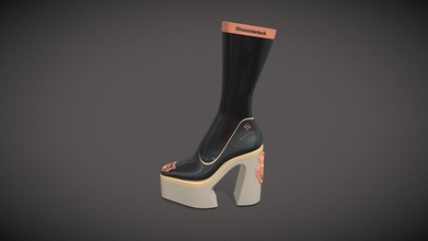 yüksek çizme Loae 3d model ayakkabı shoes878317 bc42bad 3d print model - Mito3D