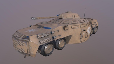 highway patrol tank - 3d model sector347 a6d8422 3d print model - Mito3D