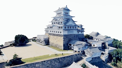 himeji castle scan map japan - buy royalty free 3d model asen asensio 45dcad8 3d print model - Mito3D
