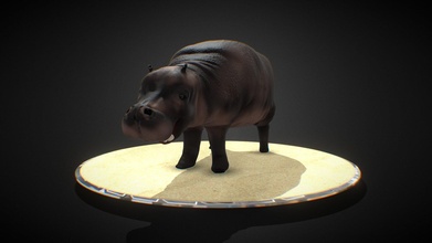 hippopotame 3d modèle multitâche ba73e6e 3d print model - Mito3D