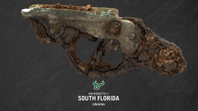 historique revolver pistolet déclencheur 3d modèle Université Sud Floride bibliothèques usf numérique 11b4beb 3d print model - Mito3D