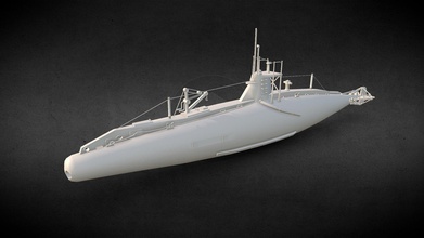 hms 13 u boat comprar realeza gratis 3d modelo karluhenry 1565bbf 3d print model - Mito3D