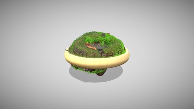 hobbit hole diorama - 3d model nicooartz ec378f9 3d print model - Mito3D