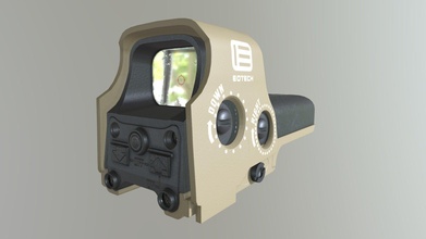 holographisch Gewehr Sicht download frei 3d Modell Luis Türme luiseduardotorres99 a037ec3 3d print model - Mito3D