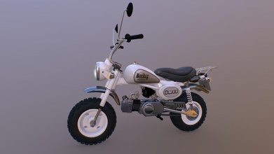 Honda singe bicyclette tester 3d modèle 3dee Mellydeeis 2cab28a 3d print model - Mito3D