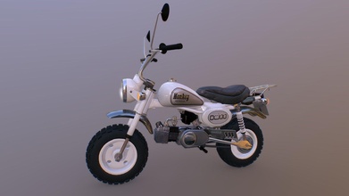 honda scimmia bicicletta test 3d modello 3dee mellydeeis 2cab28a 3d print model - Mito3D