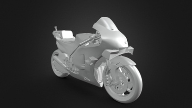 Honda rc213v motogp Rennen 2021 bereit drucken Kaufen Lizenzgebühren frei 3d Modell sim3d simuliert e59c324 stl Fahrrad heiße Reifen Videospiel rc Motorrad moto Miniatur Sammlung 3d print model - Mito3D