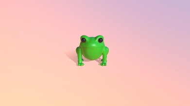 hopped frog model animations - 3d finnspin finn spin 339056c 3d print model - Mito3D