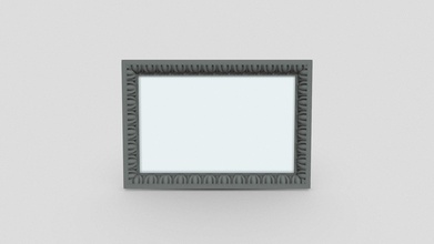 horizontal picture frame - table accessory buy royalty free 3d model marc sawyer whitewash studio architecture whitewashstudio 23dad69 3d print model - Mito3D