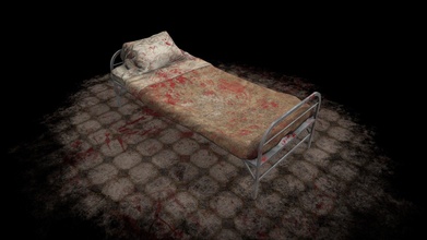 horror bed - download free 3d model denis cliofas 88af775 3d print model - Mito3D