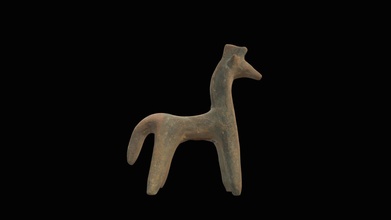 horse figurine - 3d model harvard museum ancient east hmane 464dd8c 3d print model - Mito3D