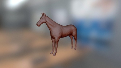 horse low poly - download free 3d model pooiloui2 5b1bbcb one two extant subspecies equus ferus odd-toed ungulate mammal belonging taxonomic family equidae has evolved over past 45 55 million years small multi-toed creature eohippus into large single-toed animal today 3d print model - Mito3D
