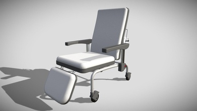 2014833 hastane koltuğu satın royalty free 3d model ernesto2992 koltuk gerçek bir ben ve %25 eğitim modeli gerekli tüm tedbirleri alarak hastaneyi gördüm modellenmiş - 3d print model - Mito3D