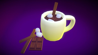 hot chocolate - 3d model three dog night threedognight404 b86b5c3 hi everybody wasn&rsquo t mood long time not depressed but elated because started quit most jobs began take quite difficult tasks hoping create something could use my graphics tablet unintentionally overcomplicated myself so decided go back simpler 3d print model - Mito3D