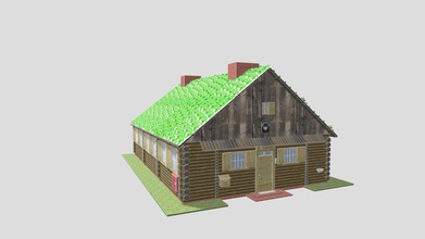 house nr 8 - 3d model fhq-wehrwolf 634bfbd f hrerhauptquartier &ldquo wehrwolf&rdquo 1942 inside sperrkreis 1 number wooden log cabins haus lodging hitlers personal adjutants most important one ss-gruppenf hrer julius schaub had room build opposite 10 kasino&rdquo until 2011 foundations could still observed they were destroyed removed local museum now covered layer asphalt gone forever 3d print model - Mito3D