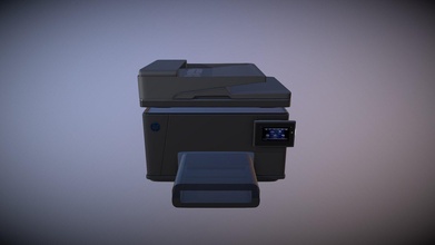 hp printer2 acquistare royalty gratuito 3d modello umarahmed077 12e26e4 3d print model - Mito3D