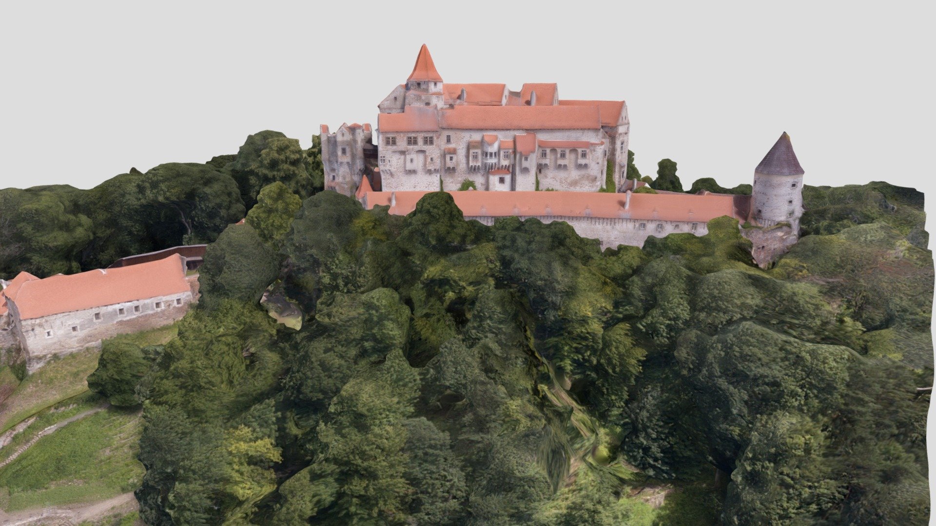 hrad pern tejn pernstejn Château 3d modèle Mikhail Volkov mgv a9cd7a3 3D print model - Mito3D