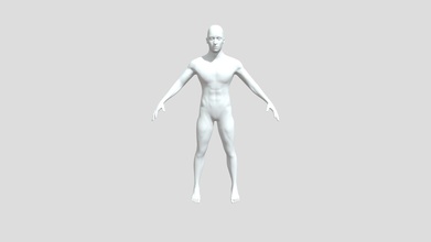 human 2 mesh - download free 3d model praveen3dartist 875deb4 3d print model - Mito3D