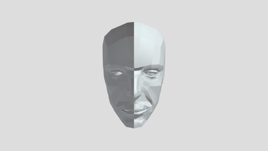 human face - 3d model iivanov99 fbcfa19 3d print model - Mito3D