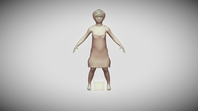 human girl - download free 3d model donnaskuhn 96bda65 3d print model - Mito3D