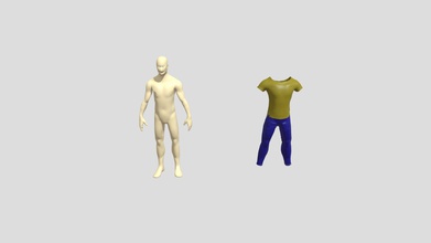 humanos james - download grátis de modelo 3d wiltz e2ee3e4 o homem chamado james, ele&rsquo s bondoso tem assustador aparência separados camisa & calças intencional 3d print model - Mito3D