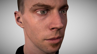 human male head 3d scan sky - buy royalty free model tesi skytesi 0db5a34 captured canon 5dsr macro lens using cross-polarization lighting flat light elimination highlights which captures more true color points point cloud then surfaced mesh package includes eyes one obj can separated 3 880 polys 35 824 diffuse map 4k normal displacement 2k specular rough mtl file so you drag-and-drop view texture models have quad meshes uvs myself technique developed after 4 years daily tests 3d print model - Mito3D