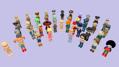 hyper-casual characters pack 40 character - buy royalty free 3d model chester9292 0adda24 3d print model - Mito3D