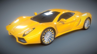 hyperion supercar concept - buy royalty free 3d model koleos3d 4b14522 3d print model - Mito3D