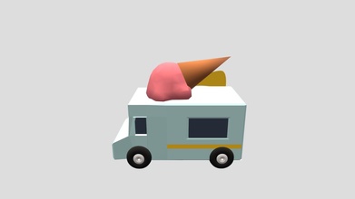 ice cream van - download free 3d model carollovatto 94b760a 3d print model - Mito3D