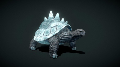 ice turtle - buy royalty free 3d model karolina renkiewicz karolinarenkiewicz 3a91121 3d print model - Mito3D