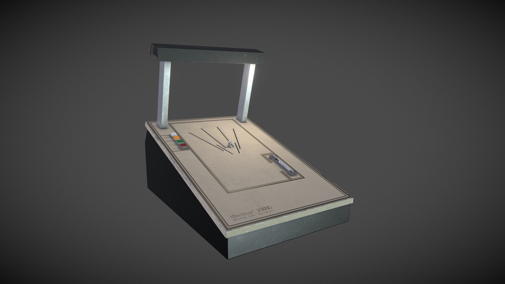 identimat 2000 biometrisch Hand Scanner 3d Modell Frankie Schmutz Frankiegrimes 9fb854b 3D print model - Mito3D