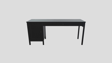 ikea desk - black-bown buy royalty free 3d model tenoutoften 003153d 3d print model - Mito3D