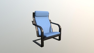 ikea poang chair - 3d model conorflex 6a66405 earlier work done while begin my modelling set high poly mesh because indoor rendering used feel free give thumbs up instagram too ig https wwwinstagramcom yingzhi5 link 3d print model - Mito3D