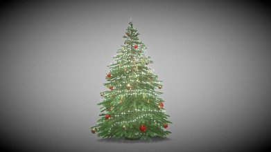 indoor christmas tree 24 meter - buy royalty free 3d model vis-all-3d vis-all 0c6290d xmas weihnachtsbaum christmas-tree 3dhaupt software-service-john-gmbh lena-p 3d print model - Mito3D
