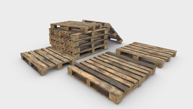 industrial wooden pallet 5 - buy royalty free 3d model 32cm 2dd7e44 pallets based real ones 3 included 1200x1200 1200x1000 1200x800 cm comes 1 set pbr 4096p textures including albedo normal roughness metalness ao suitable factories hangars warehouses construction sites trucks etc realistic scale total verts 600 polys 1100 pallet1 270verts pallet2 160verts pallet3 3d print model - Mito3D