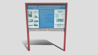 infotafel Speditions und Elbschiffahrtskonotr ag 3d model vis all cbe75e8 3d print model - Mito3D