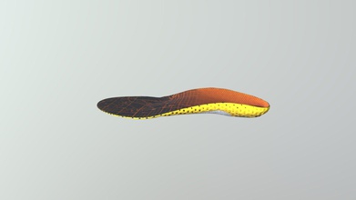plantilla - modelo 3d weltwunderbar 0e871ba suela de zapato virgen archivo creado en 3d-apparat 720 hd xl 3d print model - Mito3D