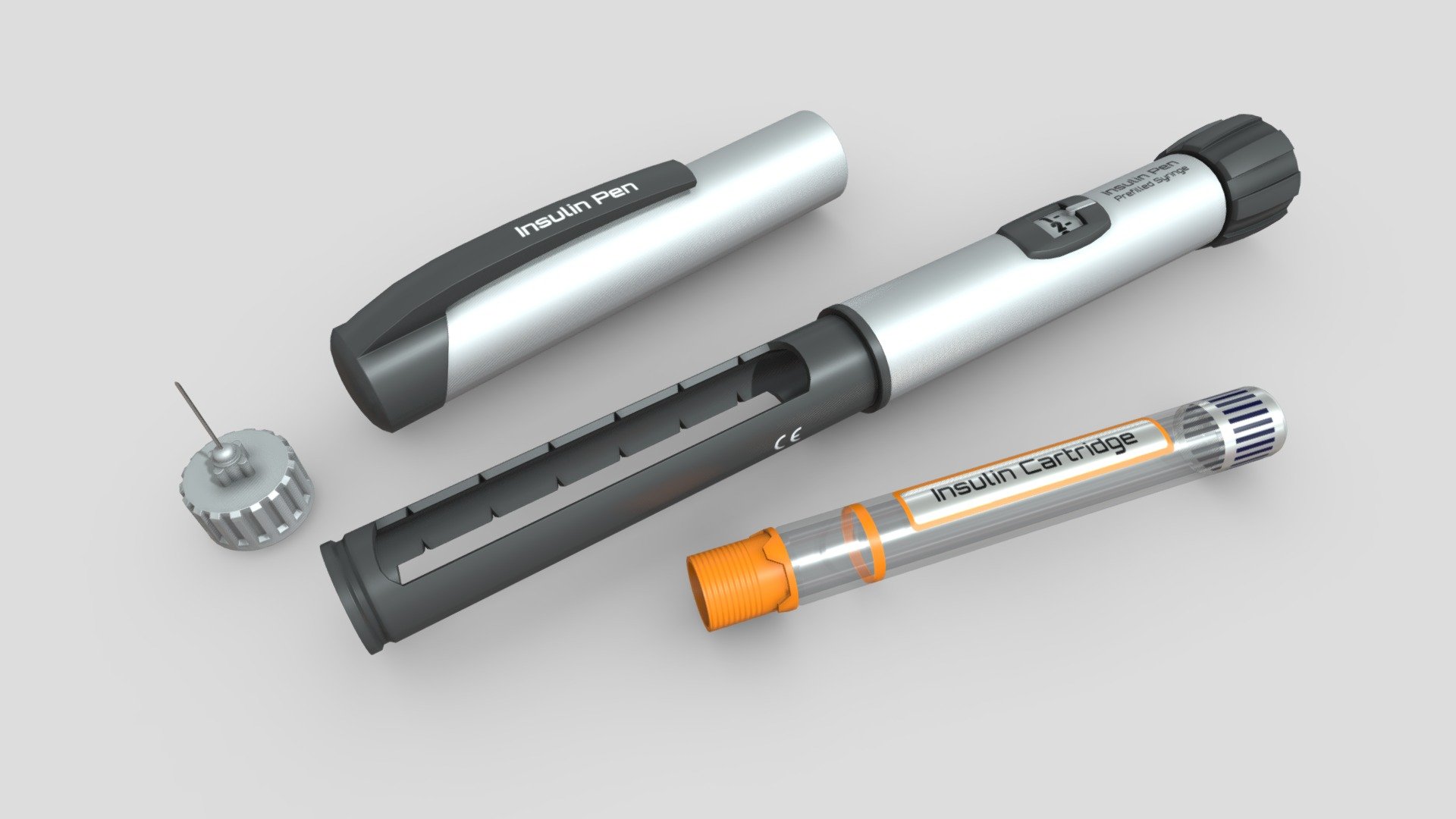 insülin dolma kalem satın almak telif Bedava 3d model chakkitpp kan cihaz enjeksiyon şeker glikoz hastane Bilim ilaç kartuş sağlık iğne hizmeti doz hastalık hastası tıbbi 3D print model - Mito3D