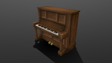 interior - antheque piano minecraft descargar gratis 3d modelo sedona1029 17edabd 42 cubos 3d print model - Mito3D