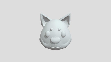 inu dog head hair pin - download free 3d model neutralize 22dfc2c 3d print model - Mito3D