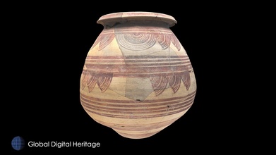 iron age pottery castilla la mancha spain - download free 3d model global digital heritage globaldigitalheritage 49ff6f1 3d print model - Mito3D