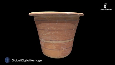 iron age pottery castilla la mancha spain - download free 3d model global digital heritage globaldigitalheritage 69506a6 3d print model - Mito3D