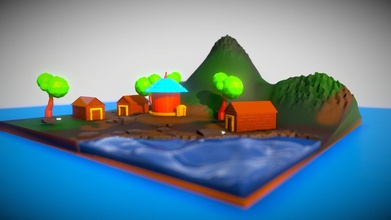 island - download free 3d model animatorblend 37443c7 3d print model - Mito3D