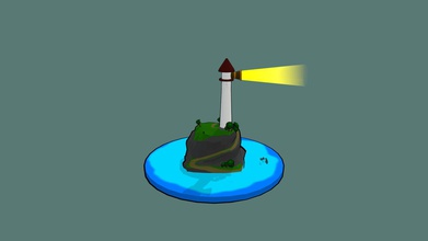 island lighthouse - 3d model zoiewolf af0da50 saw lighthousechallenge deicded go something different going okami look 3d print model - Mito3D
