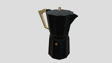Italienisch Kaffee Maschine download frei 3d Modell gabstock 7d26661 3d print model - Mito3D
